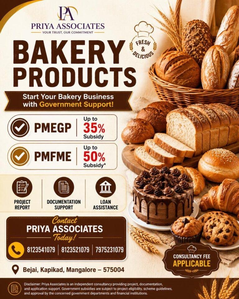 PMEGP/PMFME Brochure Priya Associates